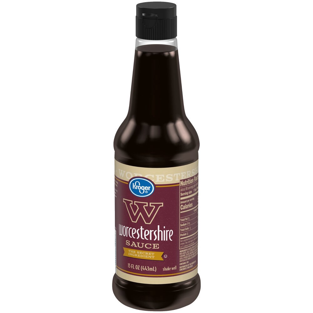 slide 3 of 3, Kroger Worcestershire Sauce, 15 fl oz