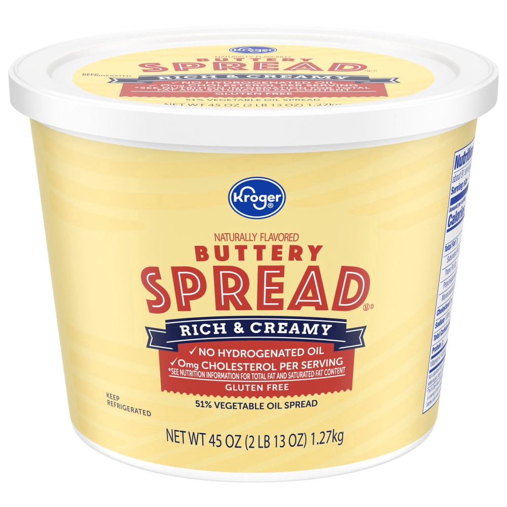 slide 3 of 3, Kroger Buttery Spread, 45 oz