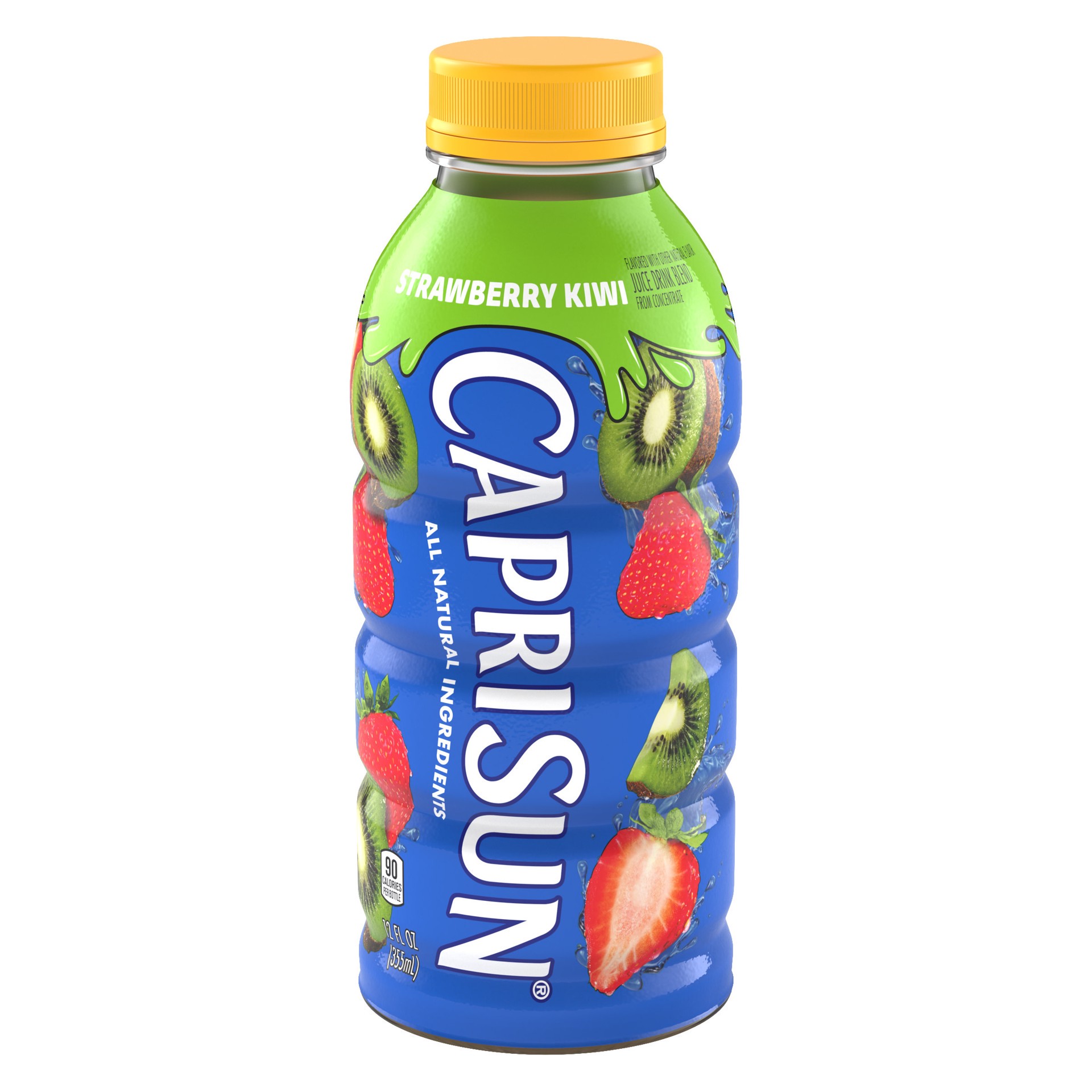 slide 4 of 5, Capri Sun Strawberry Kiwi Flavored Juice Drink Blend, 12 fl oz Bottle, 12 fl oz