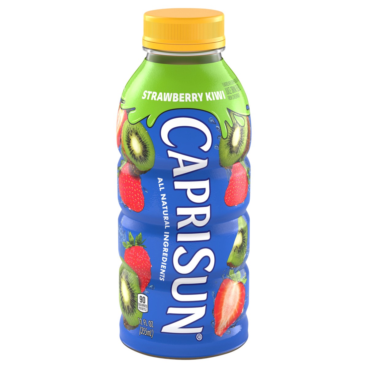 slide 1 of 5, Capri Sun Strawberry Kiwi Flavored Juice Drink Blend, 12 fl oz Bottle, 12 fl oz