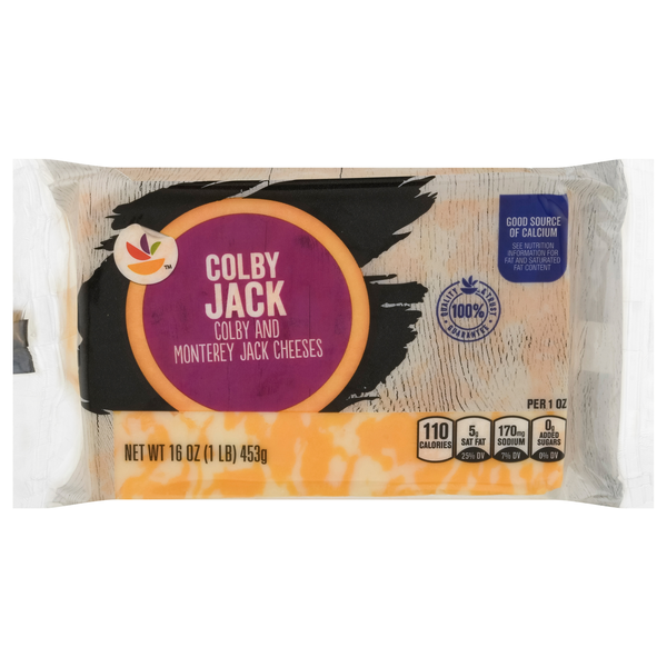 slide 1 of 1, GIANT Colby Jack Cheese Chunk Natural, 16 oz