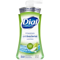 Dial Foaming Antibacterial Defense Fresh Pear Scent Hand Wash + Aloe 7.5 fl oz