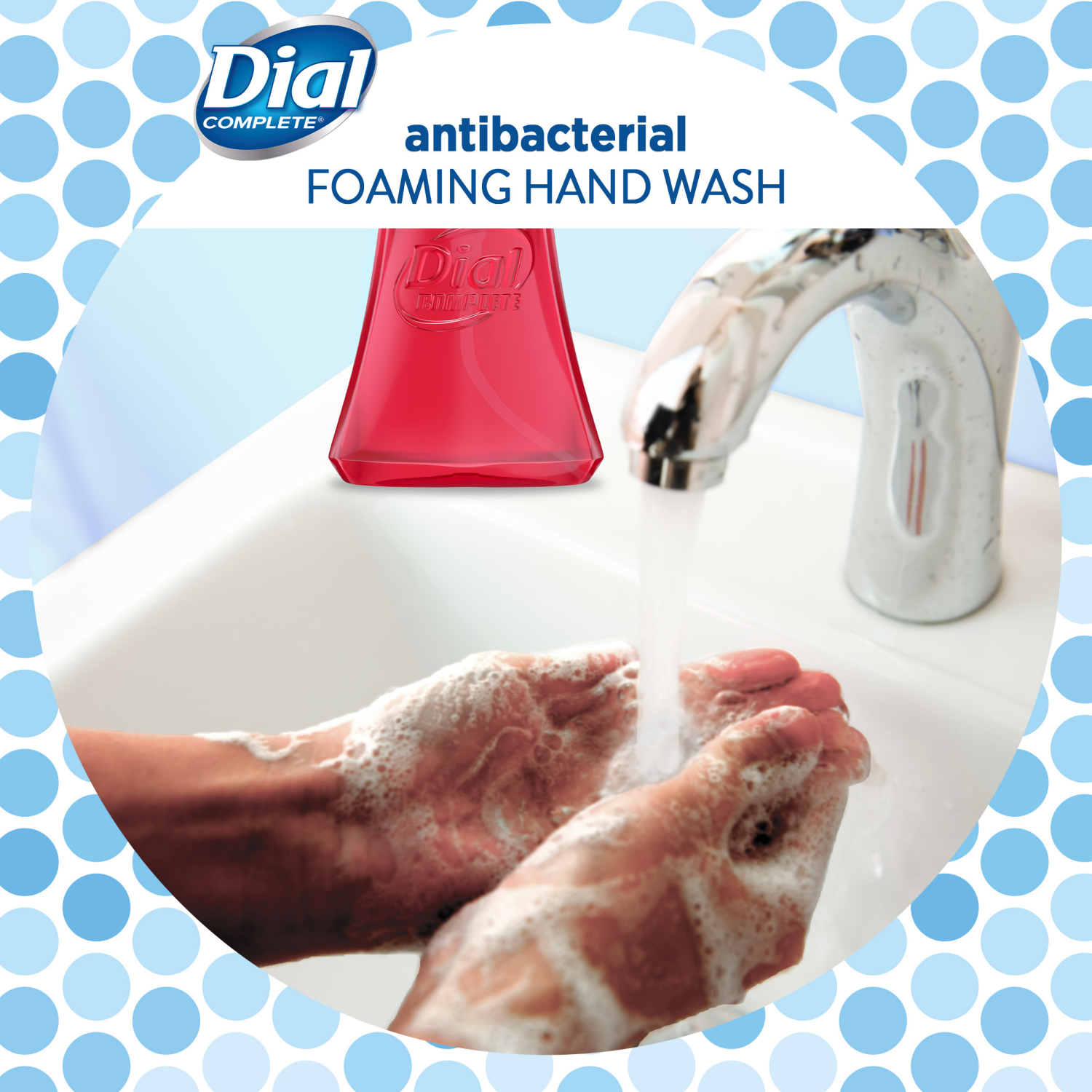 slide 2 of 5, Dial Antibacterial Defense Foaming Power Berries Scent Hand Wash + Aloe 7.5 fl oz, 7.5 fl oz