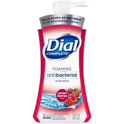Dial Antibacterial Defense Foaming Power Berries Scent Hand Wash + Aloe 7.5 fl oz
