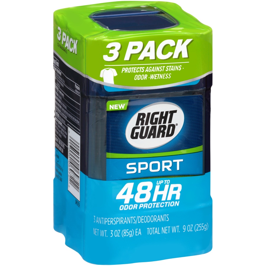 slide 2 of 6, Right Guard Sport Fresh Antiperspirant & Deodorant Gel - 3oz/3pk, 3 ct; 3 oz