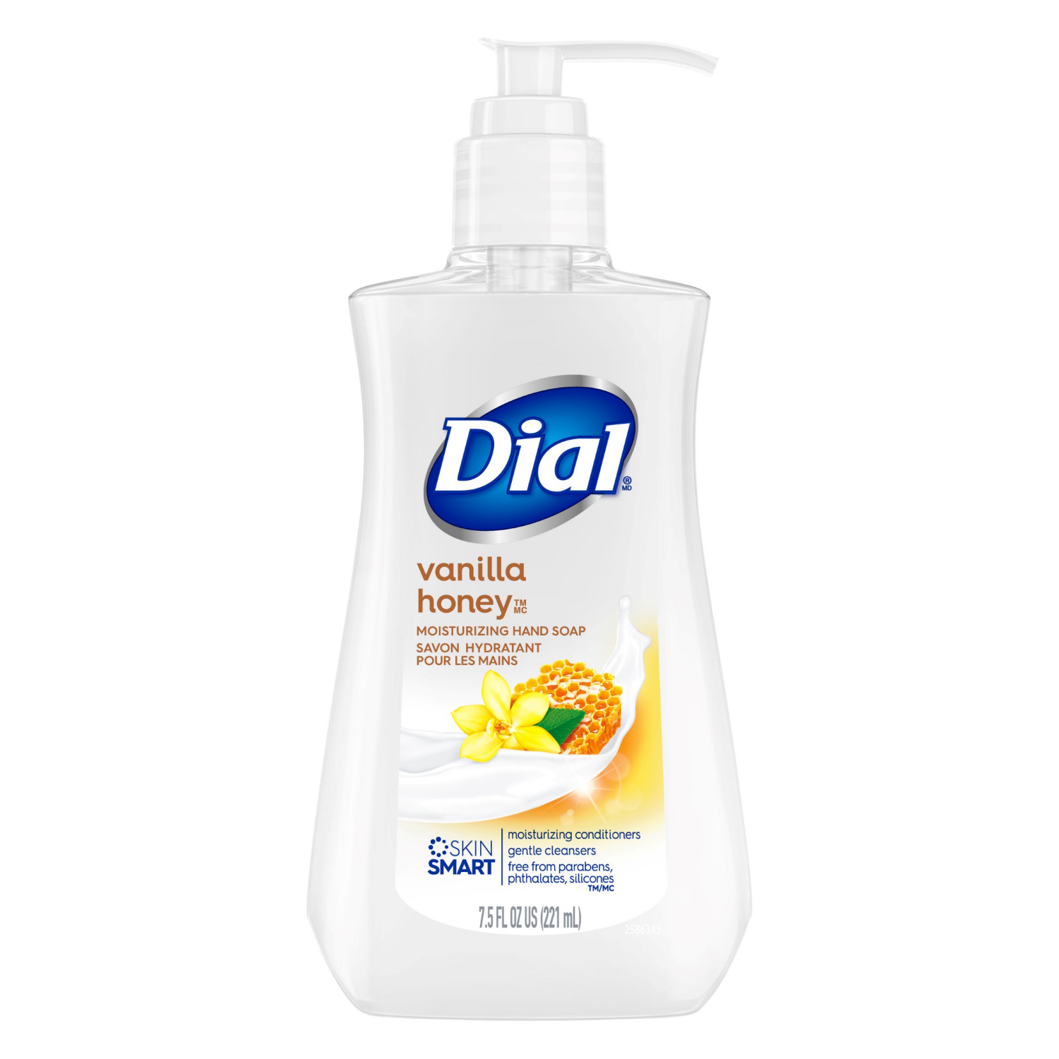 slide 1 of 5, Dial Vanilla Honey Hand Soap 7.5 fl oz, 7.5 fl oz
