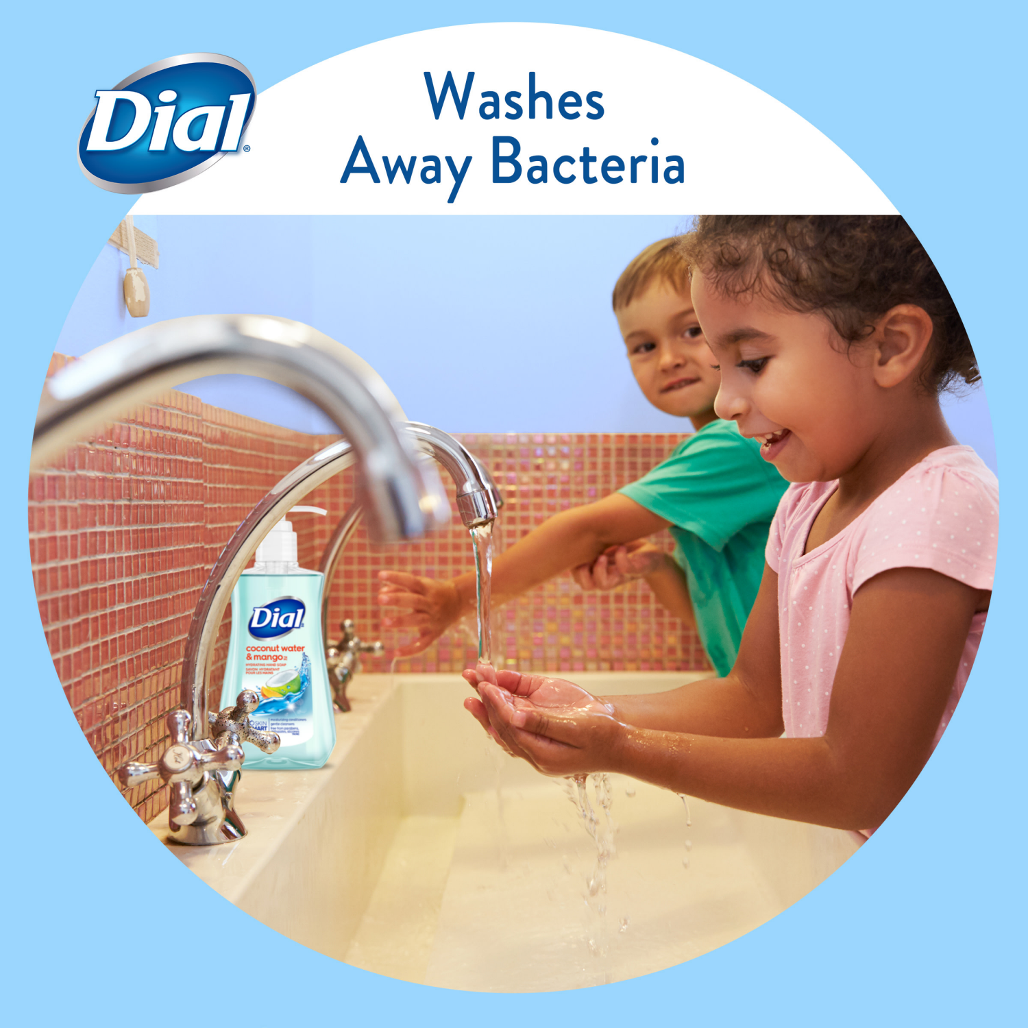 slide 2 of 4, Dial Coconut Water & Mango Scent Hand Soap 7.5 fl oz, 7.5 fl oz