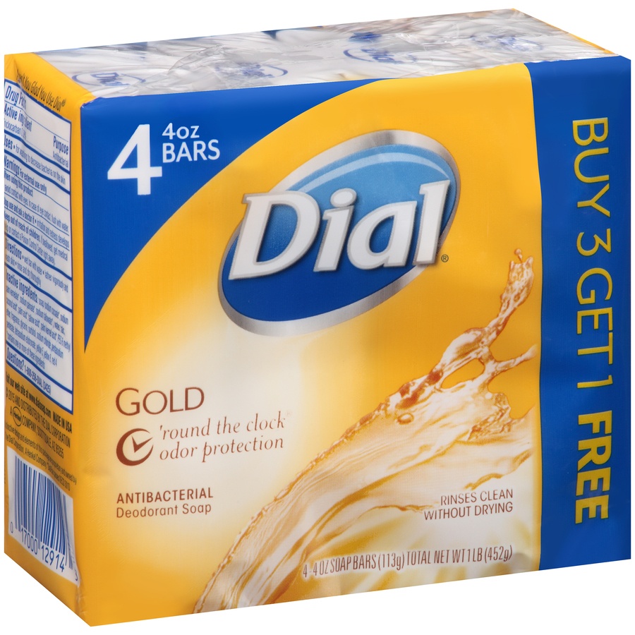 slide 2 of 7, Dial Gold Bar Soap, 4 ct; 4 oz