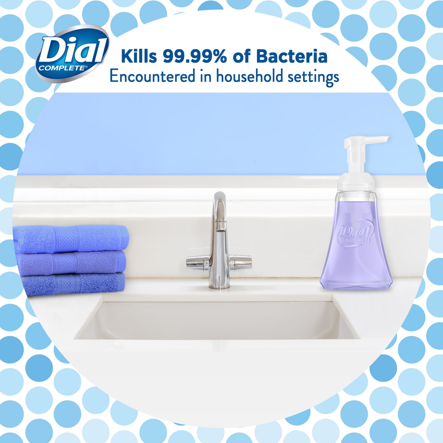 slide 6 of 6, Dial Antibacterial Foaming Hand Wash, Fresh Lavender Scent, 7.5 fl oz, 7.5 fl oz