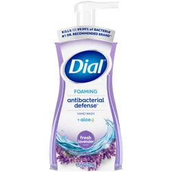 Dial Antibacterial Foaming Hand Wash, Fresh Lavender Scent, 7.5 fl oz