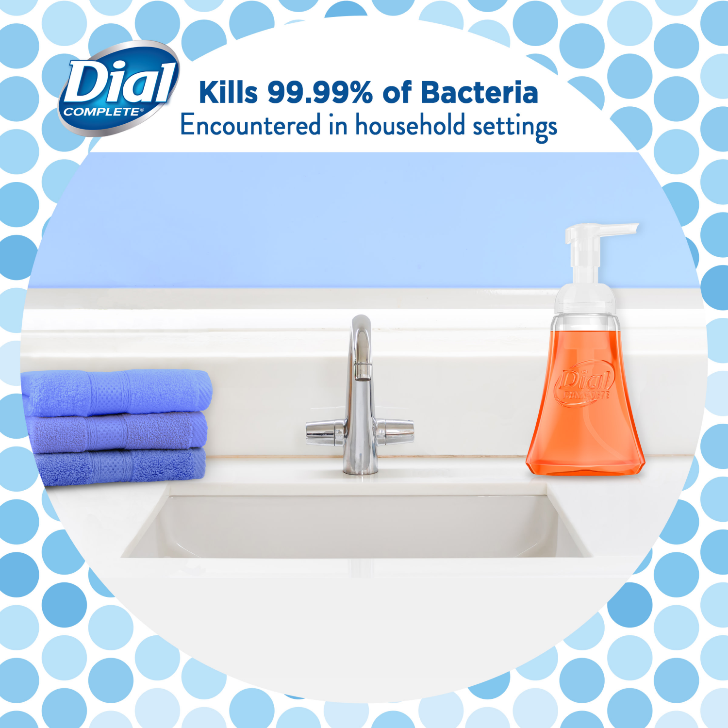 slide 2 of 5, Dial Antibacterial Defense Foaming Citrus Sunburst Scent Hand Wash + Aloe 7.5 fl oz, 7.5 fl oz