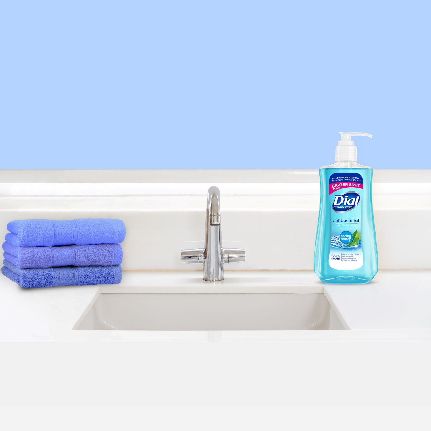 slide 5 of 5, Dial Spring Water Scent Hand Soap 11 fl oz, 11 fl oz