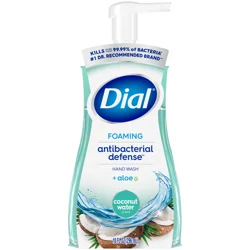 Dial Antibacterial Foaming Hand Wash, Coconut Water Mango, 10 fl oz