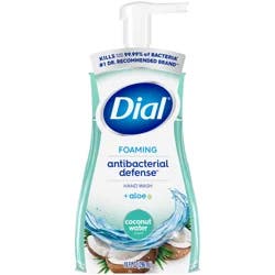 Dial Antibacterial Foaming Hand Wash, Coconut Water Mango, 10 fl oz