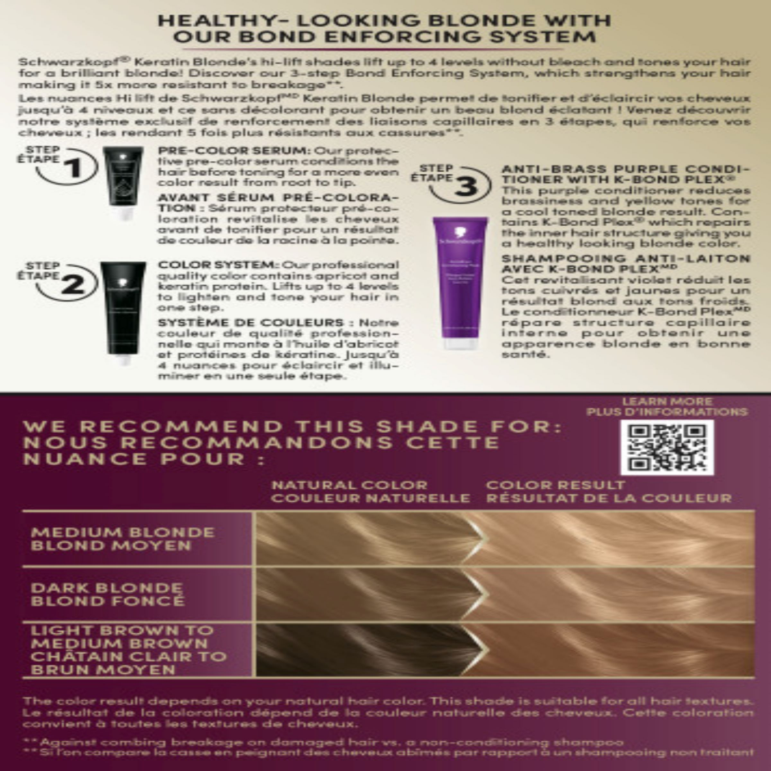 slide 2 of 6, Schwarzkopf Keratin Blonde 11.4 Hi-Lift Pearl Blonde Permanent Hair Color 1 Each, 1 ct