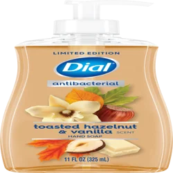 Dial Antibacterial Toasted Hazelnut & Vanilla Scent Hand Soap 11 fl oz