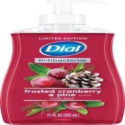 Dial Antibacterial Frosted Cranberry & Pine Scent Hand Soap 11 fl oz