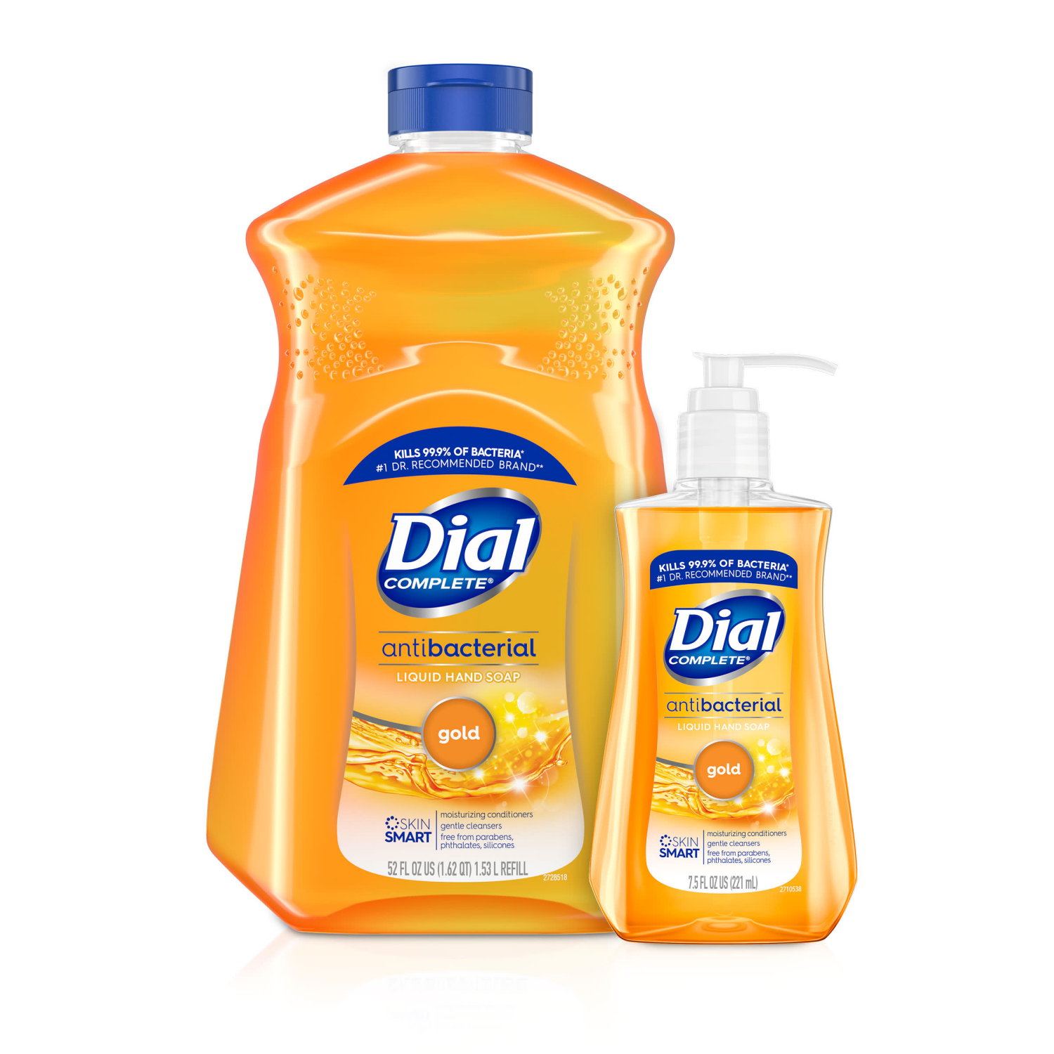 slide 2 of 5, Dial Antibacterial Defense Gold Hand Soap + Aloe 52 fl oz, 52 fl oz