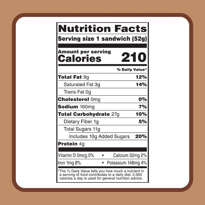 slide 6 of 10, Smucker's Uncrustables Chocolate Flavored Hazelnut Spread Frozen Sandwich - 7.2oz/4ct, 4 ct; 7.2 oz