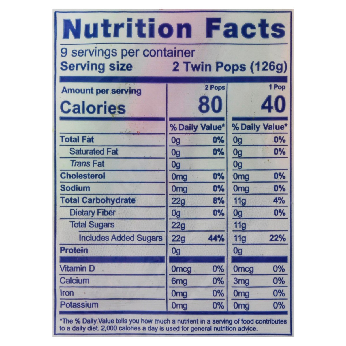 slide 10 of 13, Budget Saver Tropic Twin Pops 18 Twin Pops 2.35 fl oz Packed, Unspecified 18 ea, 18 ct