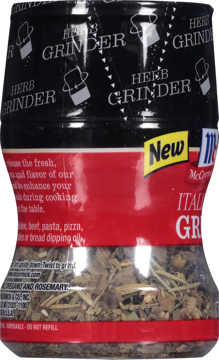 slide 6 of 7, McCormick Italian Blend Herb Grinder, 0.46 oz, 0.46 oz