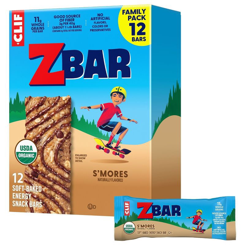 slide 1 of 13, Zbar Organic S'mores Granola Snack Bars - 15.24oz/12pk, 15.24 oz; 12 ct