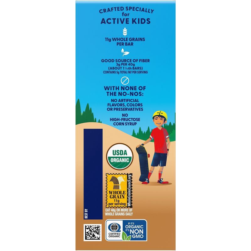 slide 10 of 13, CLIF KID ZBAR S'mores Granola Bar Organic - 15.24oz/12pk, 15.24 oz, 12 ct