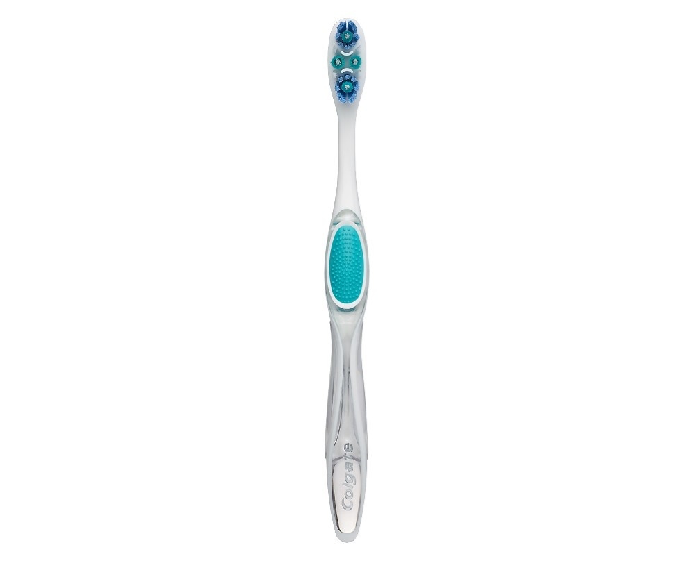 slide 3 of 6, Colgate 360 Advanced Optic White Toothbrush, 2 ct