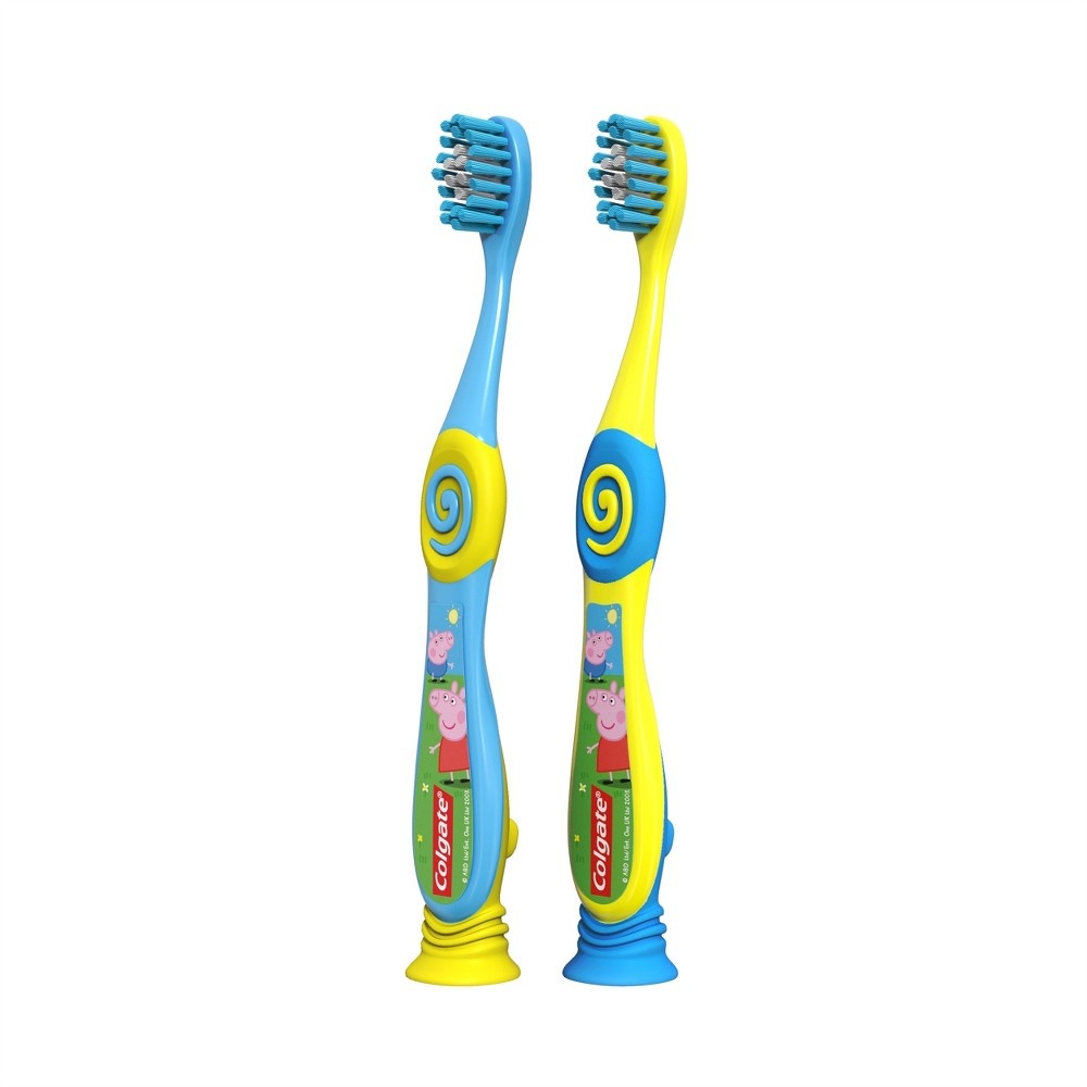 slide 3 of 4, Colgate Kids Peppa Pig Manual Toothbrush Value Pack, 2 ct