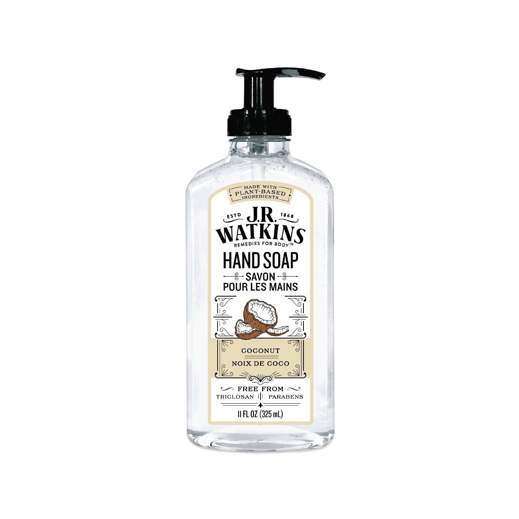 slide 1 of 3, J.R. Watkins Coconut Liquid Hand Soap, 11 oz