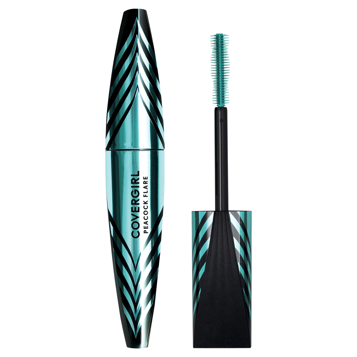 slide 3 of 6, Covergirl Peacock Flare Mascara 790 Intense Black, 1 ct