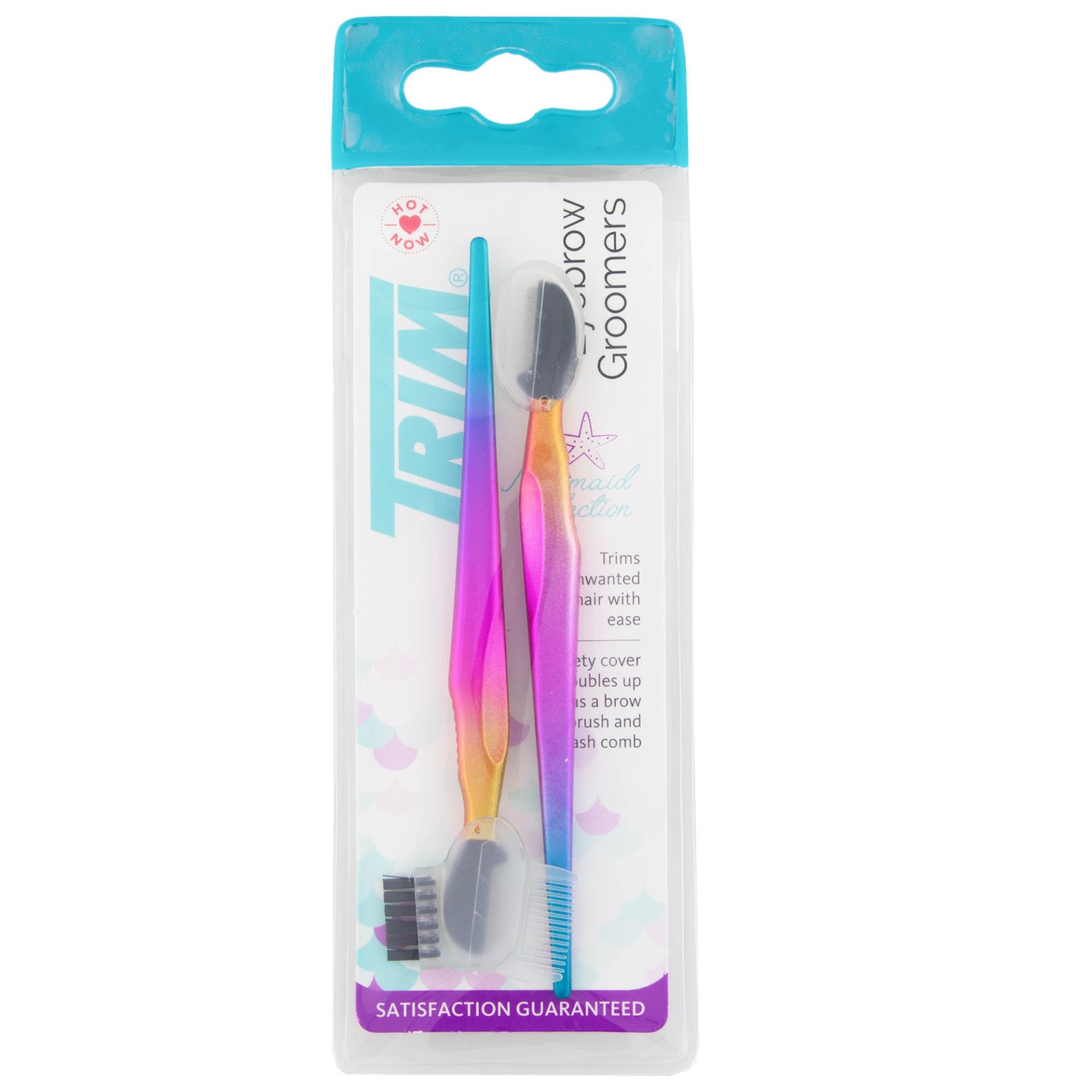 slide 1 of 2, Trim Eyebrow Shapers, 2 ct