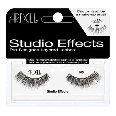 slide 1 of 1, Ardell Eyelash 105 Studio Effects Black, 1 ct