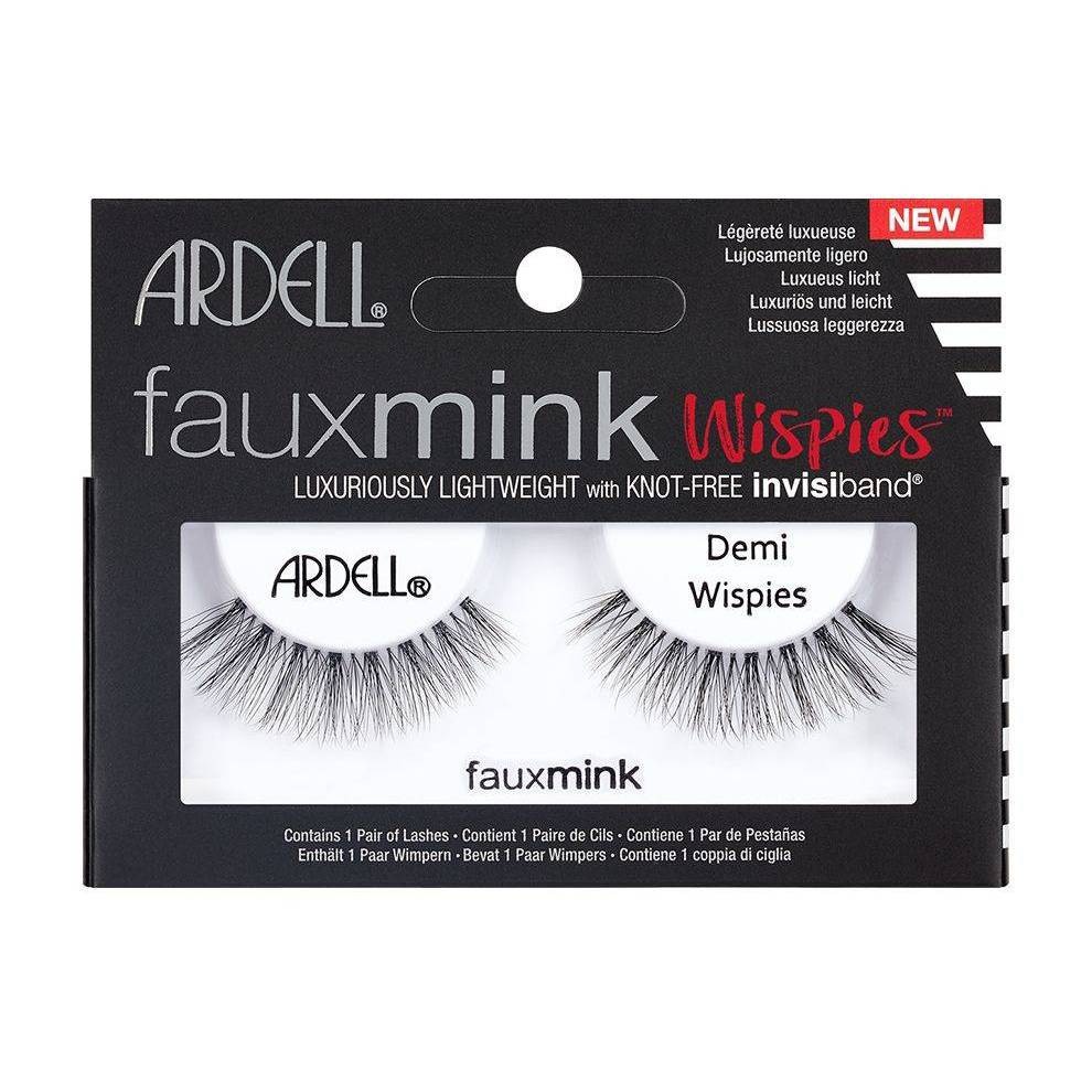 slide 1 of 3, Ardell Eyelash Demi Wispies Faux Mink Black - 1pr, 1 ct