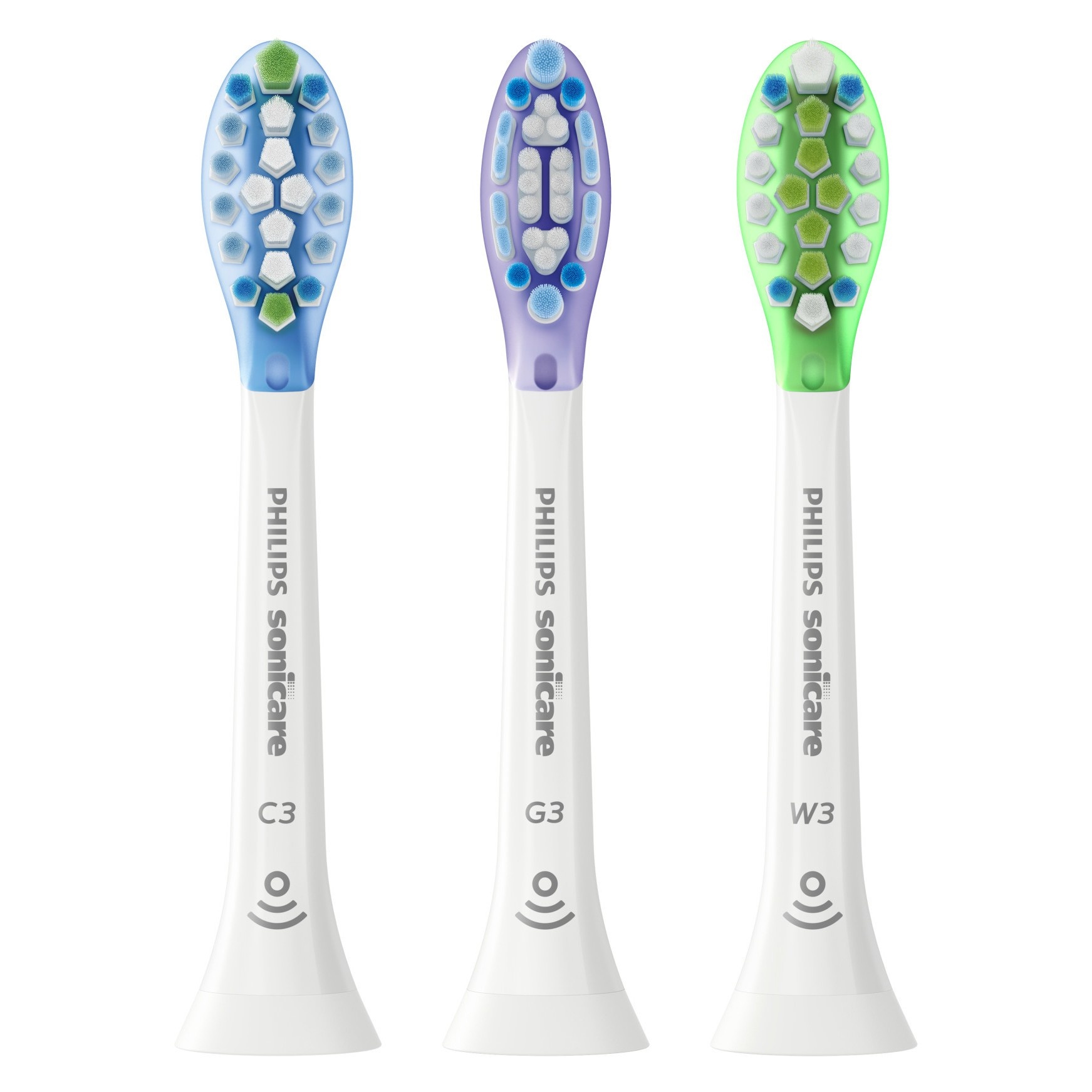 slide 1 of 3, Philips Sonicare Premium Variety Pack (Whitening, Gum & Plaque) Replacement Electric Toothbrush Head - 3pk, 3 ct