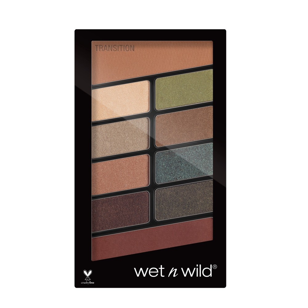 slide 3 of 3, wet n wild Color Icon 10-Pan Eyeshadow Palette Comfort Zone, 3 oz