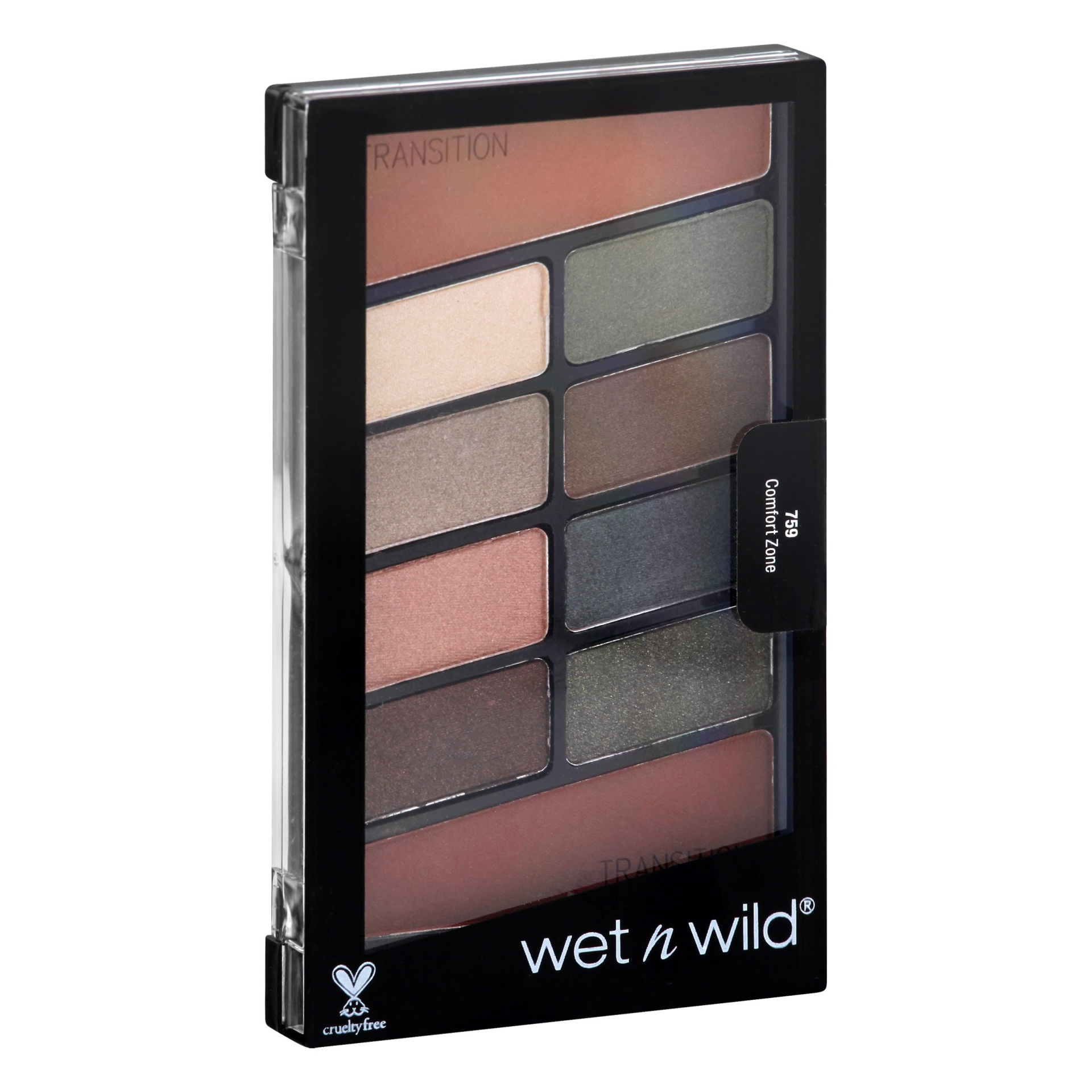 slide 1 of 3, wet n wild Color Icon 10-Pan Eyeshadow Palette Comfort Zone, 3 oz