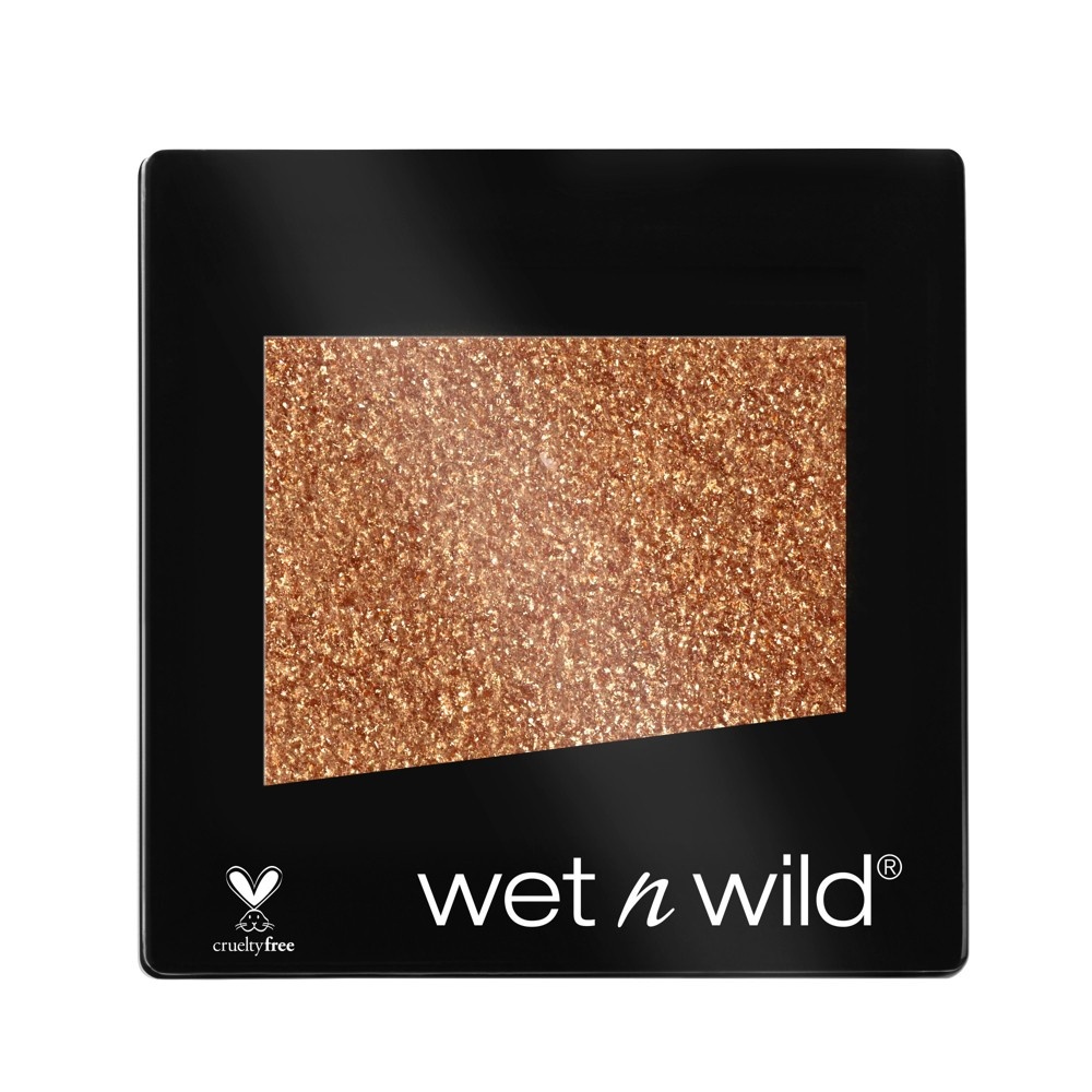 slide 2 of 4, wet n wild Color Icon Glitter Single Brass, 0.05 oz
