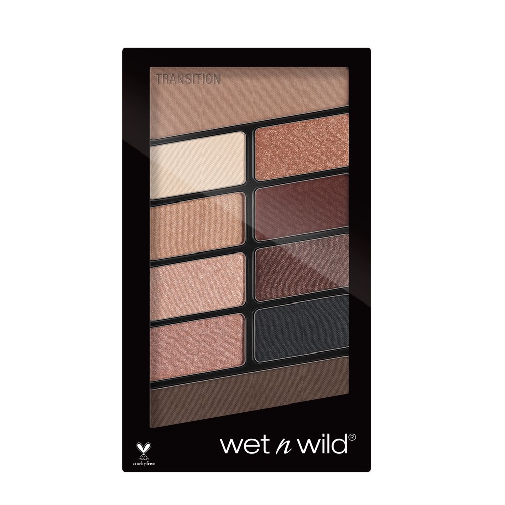 slide 2 of 3, wet n wild Color Icon 10-Pan Eyeshadow Palette Nude Awakening, 0.3 oz