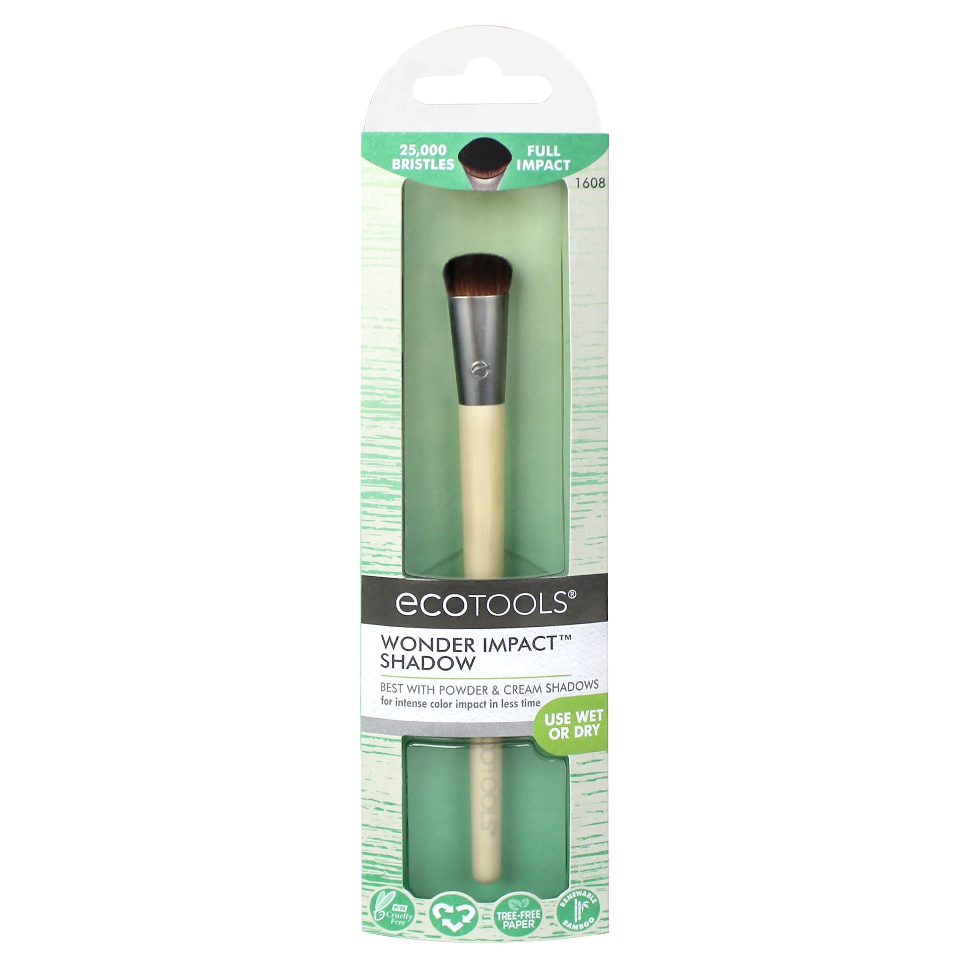 slide 1 of 4, EcoTools Wonder Cover Impact Shadow Brush, 1 ct