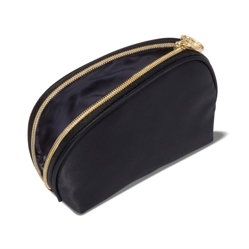 slide 2 of 2, Sonia Kashuk Round Top Makeup Bag - Black, 1 ct