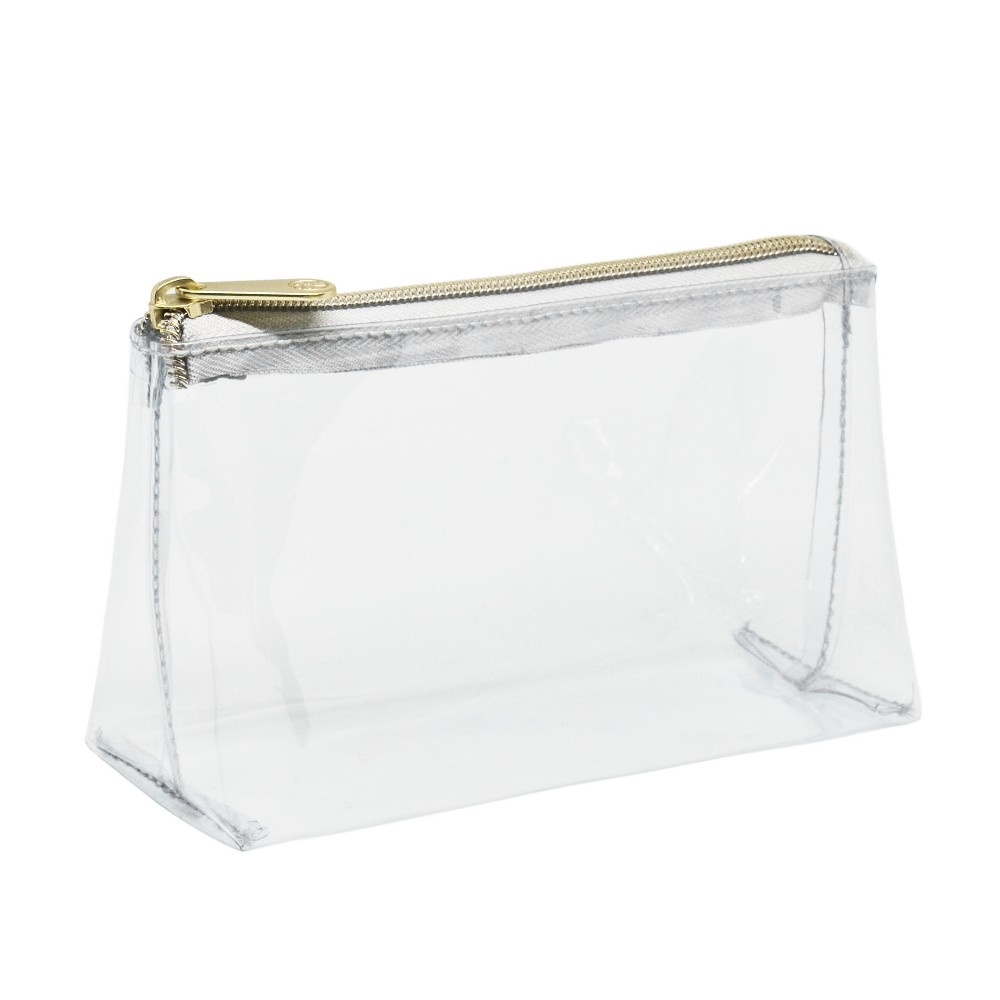 slide 2 of 2, Sonia Kashuk Rectangle Clutch Makeup Bag - White, 1 ct