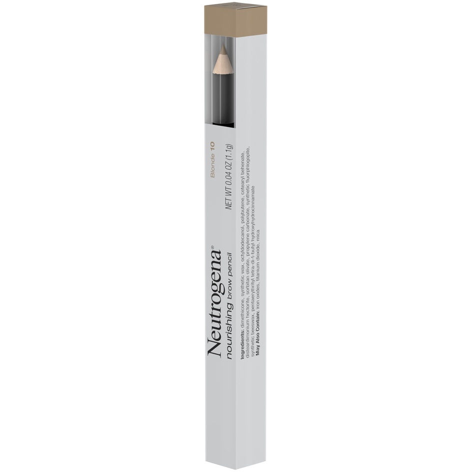 slide 3 of 6, Neutrogena Nourishing Eyebrow Pencil and Brush, Blonde, 1 ct