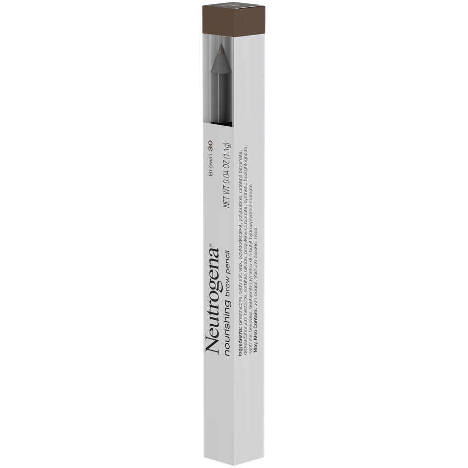 slide 3 of 6, Neutrogena Nourish Brow Pencil Brown 30 Shade, 1 ct