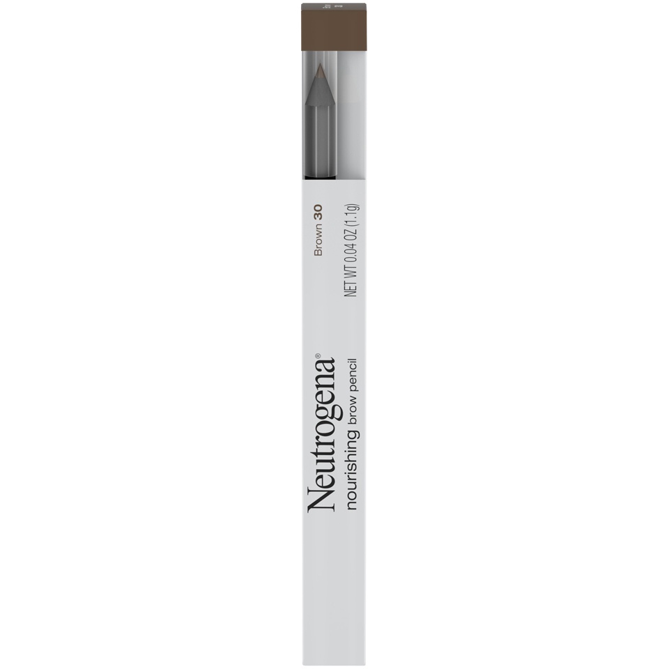 slide 1 of 6, Neutrogena Nourish Brow Pencil Brown 30 Shade, 1 ct