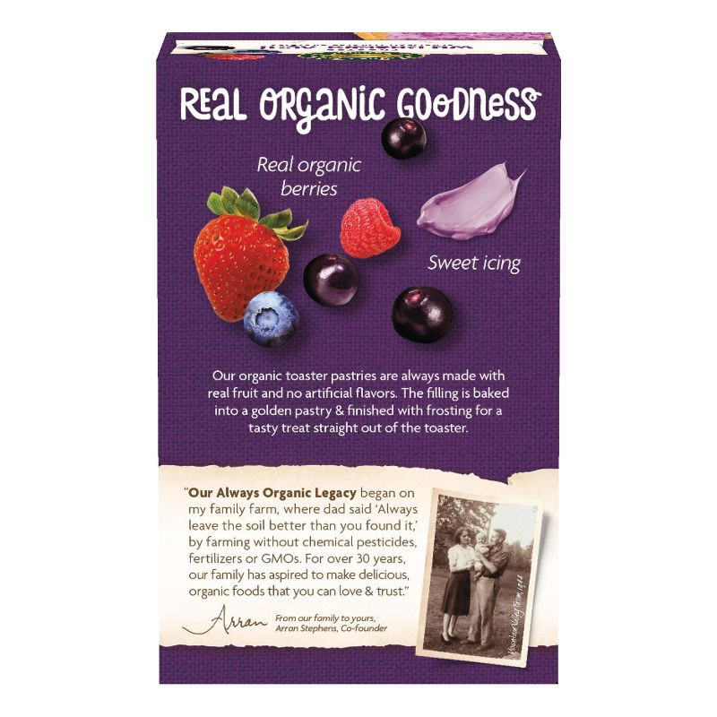 slide 2 of 4, Nature's Path Organic Toaster Pastries Frosted Wildberry Acai - 6ct, 6 ct