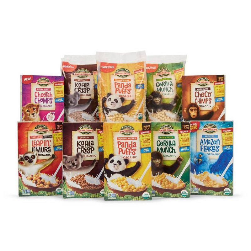 slide 5 of 5, Nature's Path EnviroKidz Choco Chimps Breakfast Cereal - 10oz, 10 oz