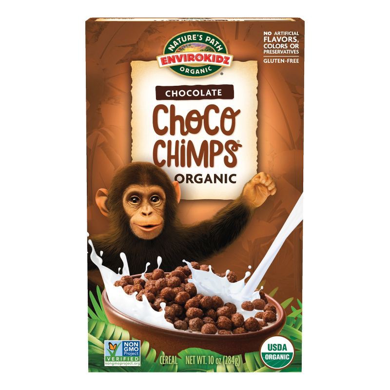 slide 1 of 5, Nature's Path EnviroKidz Choco Chimps Breakfast Cereal - 10oz, 10 oz