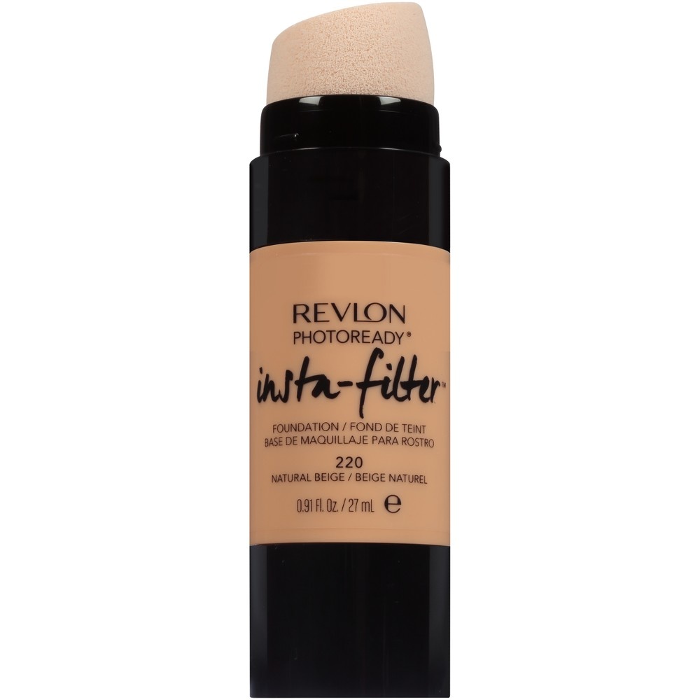 slide 2 of 2, Revlon Photoready Insta-Filter Foundation- 220 Natural BeiGe, 0.91 fl oz