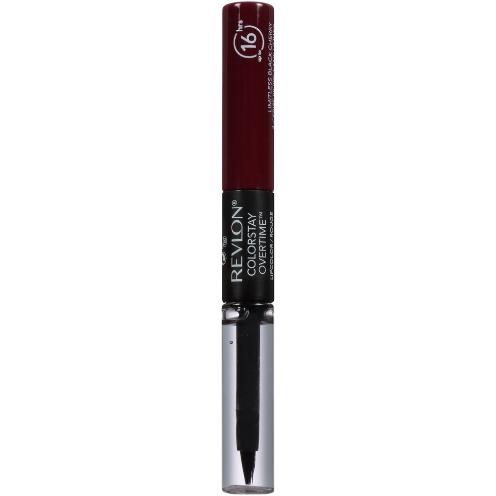 slide 3 of 3, Revlon ColorStay Overtime Lipcolor - 500 Limitless Black Cherry, 1 ct